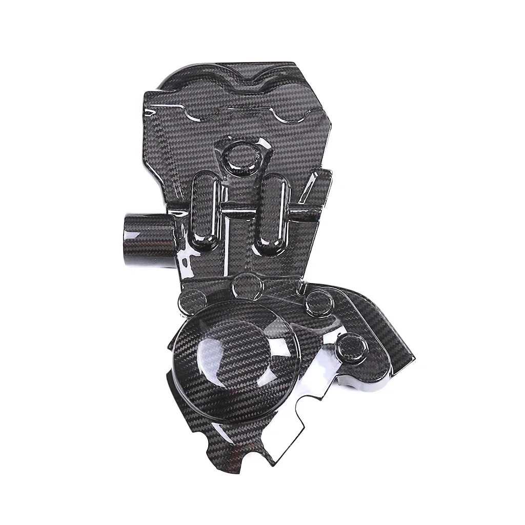 For Yamaha MT 09 MT09 MT-09 2017 2018 2019 2020 100% Carbon Fiber Engine Cover Protector Fairng Motorcycle Accessories