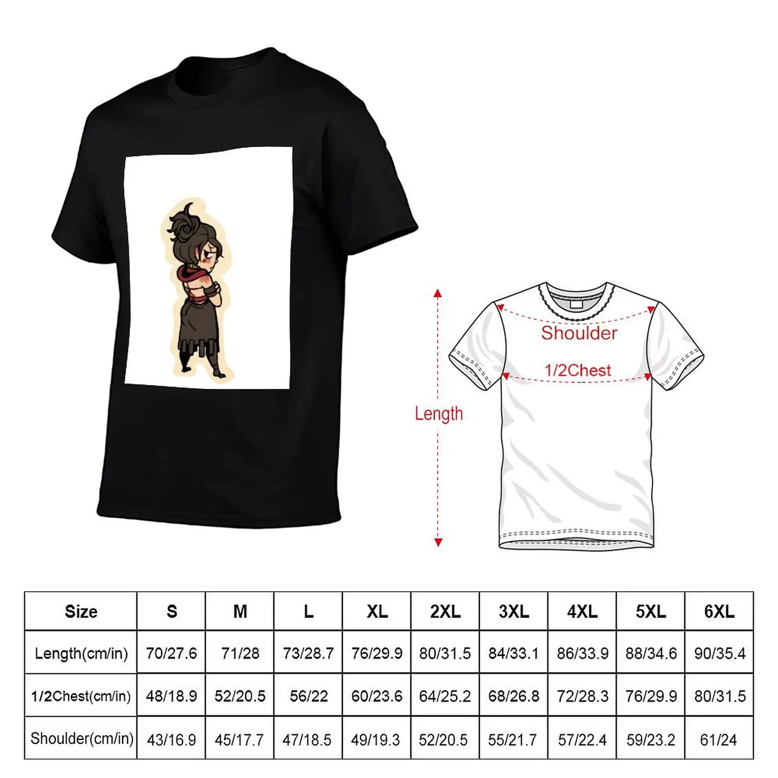 DAO LI Morrigan T-Shirt Basic Plain Tee for Spring and Summer