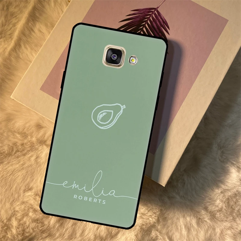 مخصص الكواكب الصبار الأفوكادو اسم غطاء لسامسونج غالاكسي A6 A7 A8 A9 J8 J4 J6 زائد 2018 J7 J5 J3 2016 A5 A3 2017 الغطاء الخلفي
