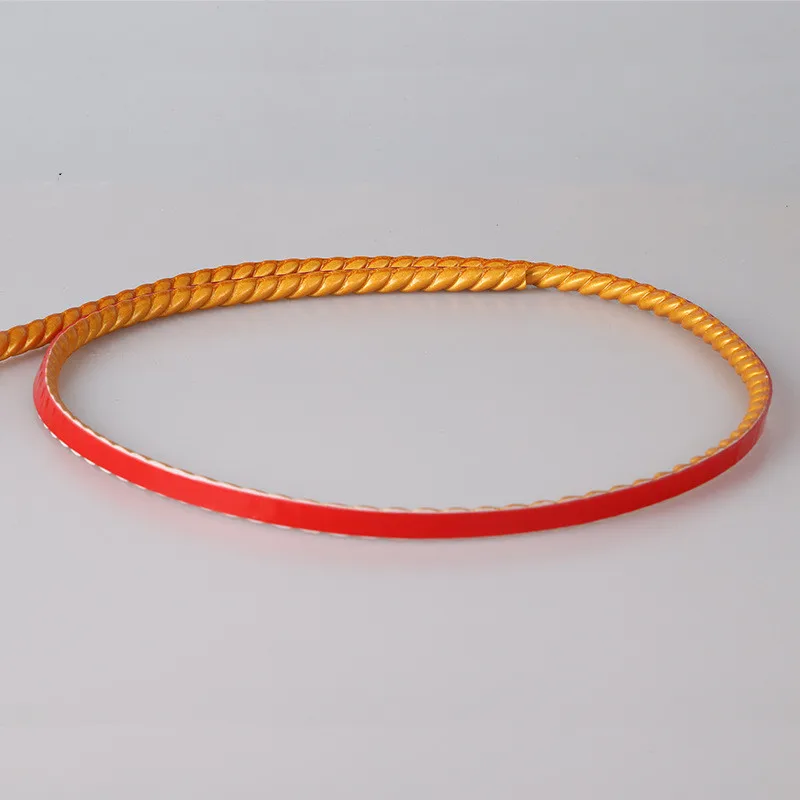 Home Decoration Wall Trim Line Self-Adhesive PVC Wall Molding Line Ceiling Baseboard Background Decor Line Frame Border Decor