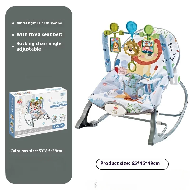 Baby Rocking Chair Toy Newborn Baby Sleep Aid Soothing Recliner Rocking Chair