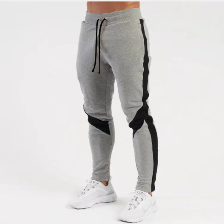 2025 new Men Loose Sport Running Stripe Sweatpants Fitness Training Pants Mens Straight Trousers Tracksuit Jogging Sportswear