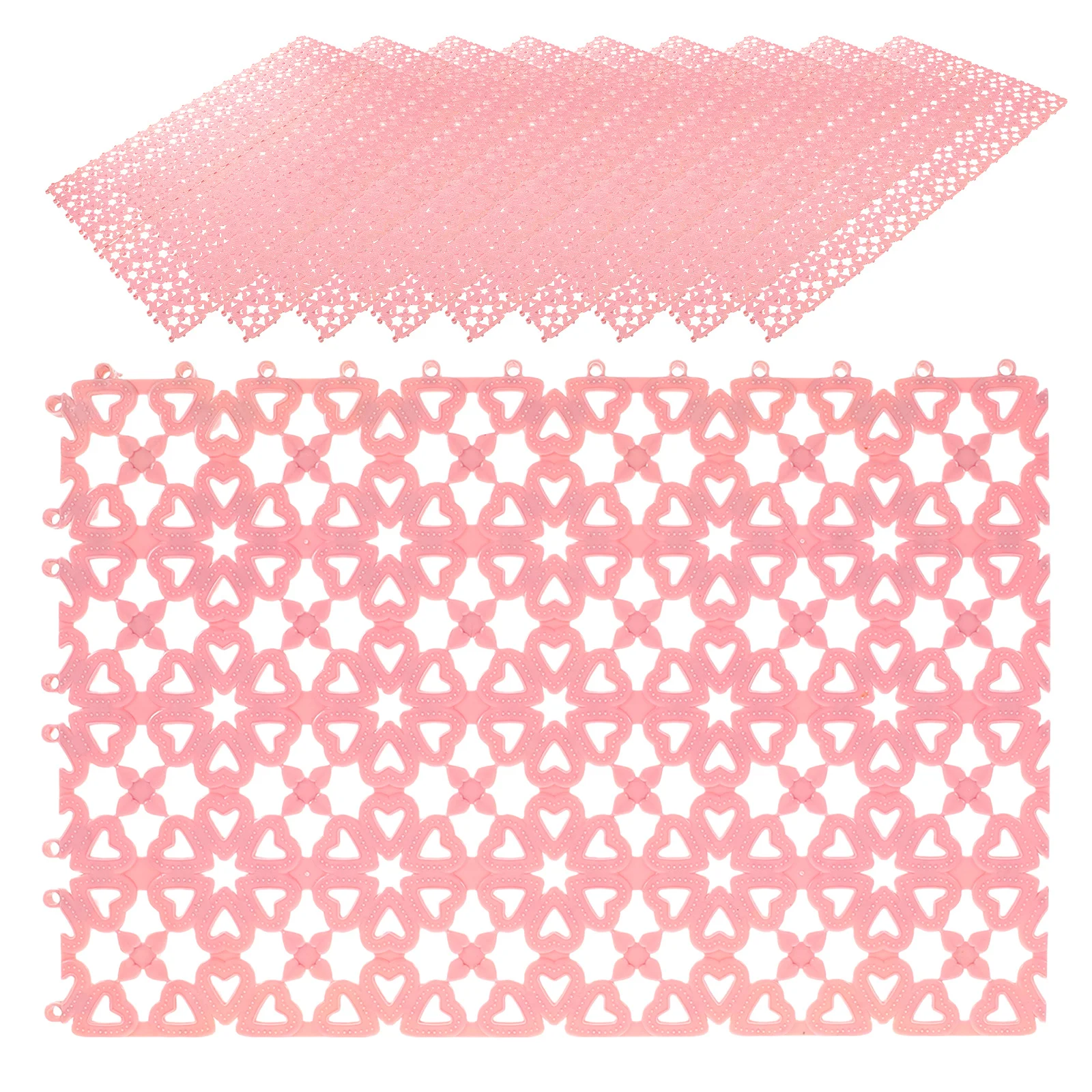 

10pcs Rabbit Cage Mat Floor Plastic Bunny Resting Pad Hole Durable Waste Separation Design Comfortable For Chinchilla Ferret