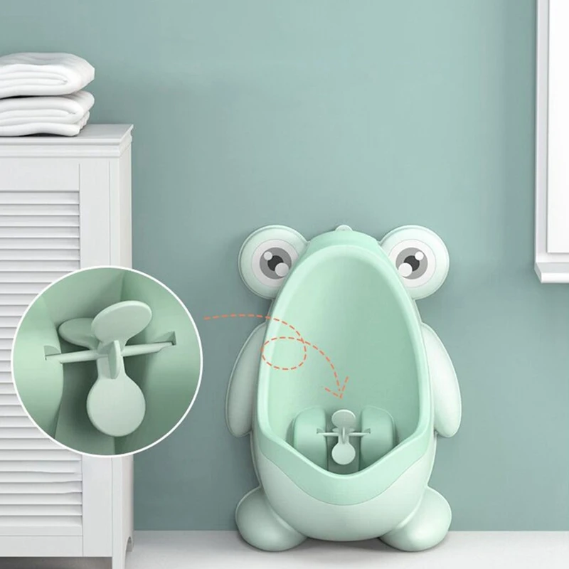 Cute Frog Baby Boy nocnik pisuar dzieci podróży nocnik szkolenia żaba dzieci stoją pionowe Pee niemowlę maluch naścienny