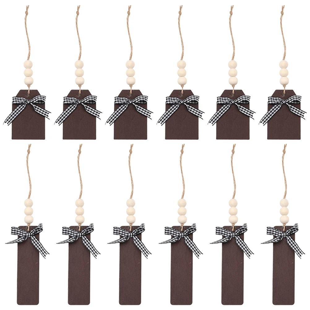 

12 Pcs Christmas Tree Decoration Wooden Tags DIY Painting Craft naments Unfinished Hanging Decor Xmas Home Stocking Gift Idea