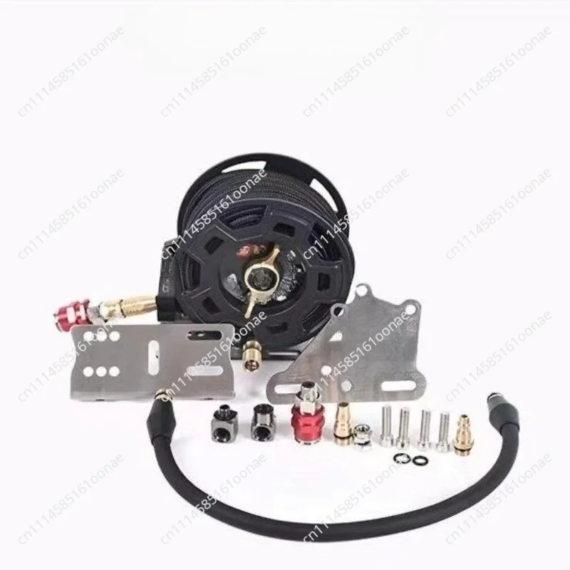 All-terrain belt automatic retraction air pump hose reel pump tube storage