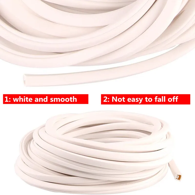 PVC Tube PVC Sleeve PVC Special-shaped Coding Tube Water-Based Oil Pen Handwriting PVC Pipe For Wire Marking ID Printing