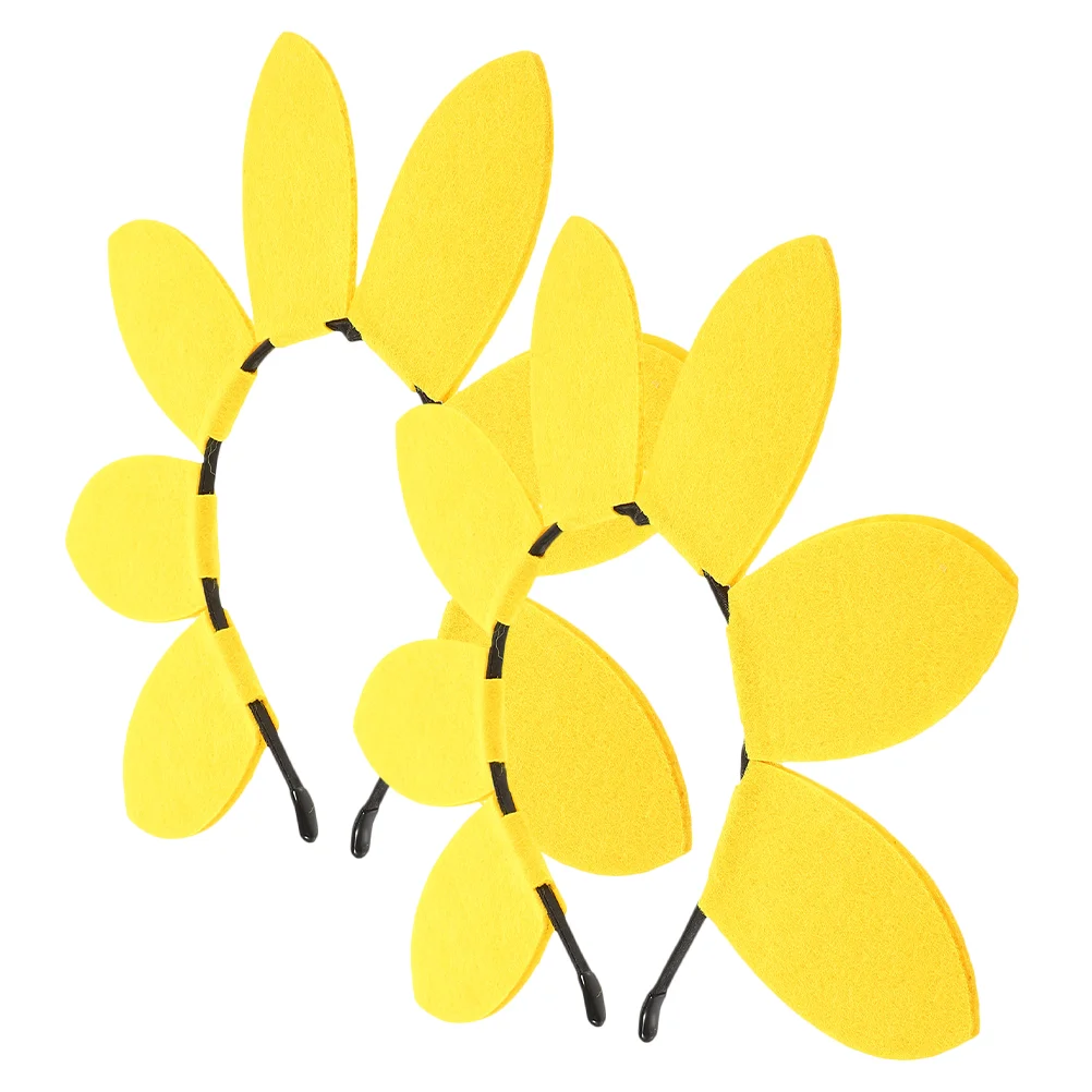 

2 Pcs Plus Headband Sunflower Holiday Headbands for Women Girl Hair Accessories Miss