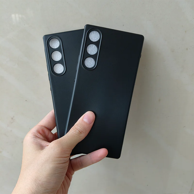 حافظة لهاتف ZTE Nubia Red Magic 10 Air حافظة رفيعة غير لامعة سوداء ناعمة من البولي يوريثان الحراري لهاتف RedMagic 10 غطاء خلفي من السيليكون الهوائي NX779J #3