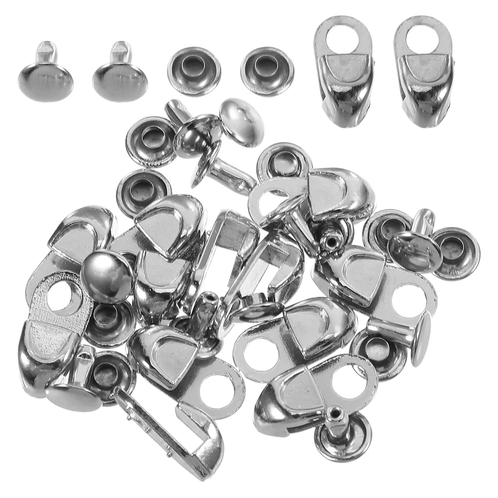 

12Pcs Alloy Shoe Lace Buckles Hooks Boot Lace Fasteners Hiking Climbing Outdoor Repair Supplies Alloy Shoelace Buckle