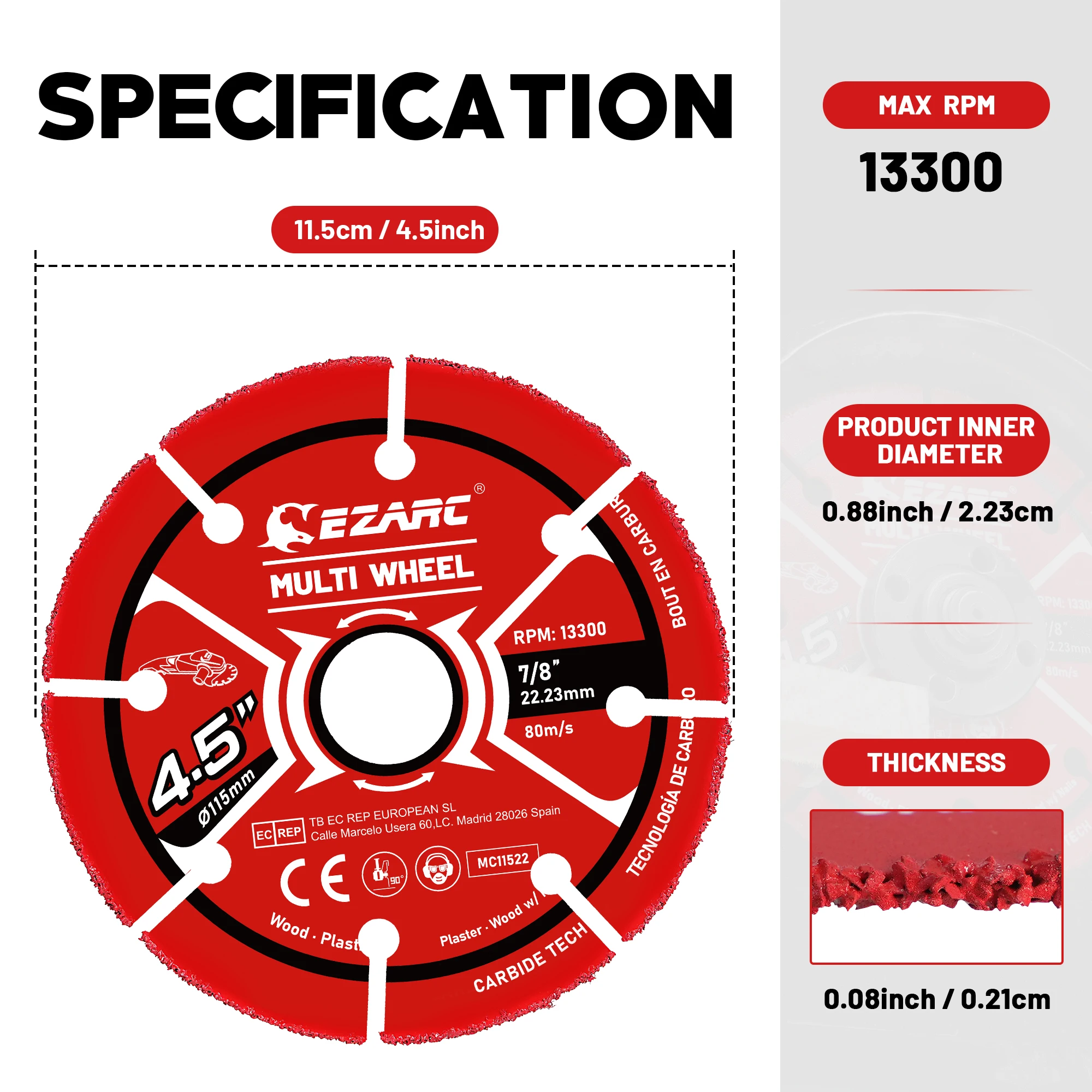 discos-de-corte-de-carboneto-ezarc-2pcs-115mm-roda-de-corte-para-esmerilhadeira-para-madeira-madeira-com-pregos-laminado-plastico-gesso