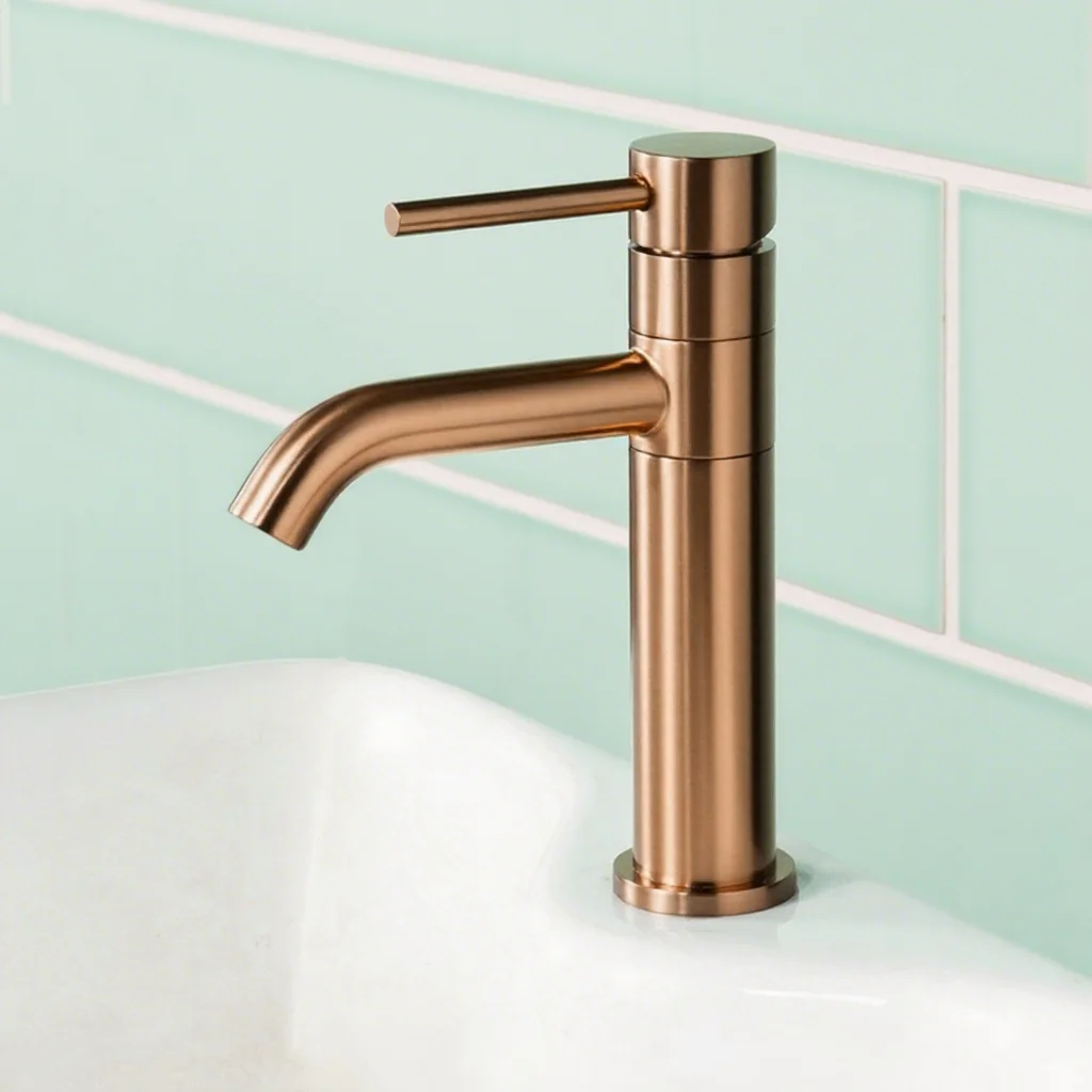 

360 Degree Twist Bathroom Basin Faucet Single Hole Sink Faucet Brushed Rose Gold, Brushed Gold, Chrome, Black, Gun Metal, White