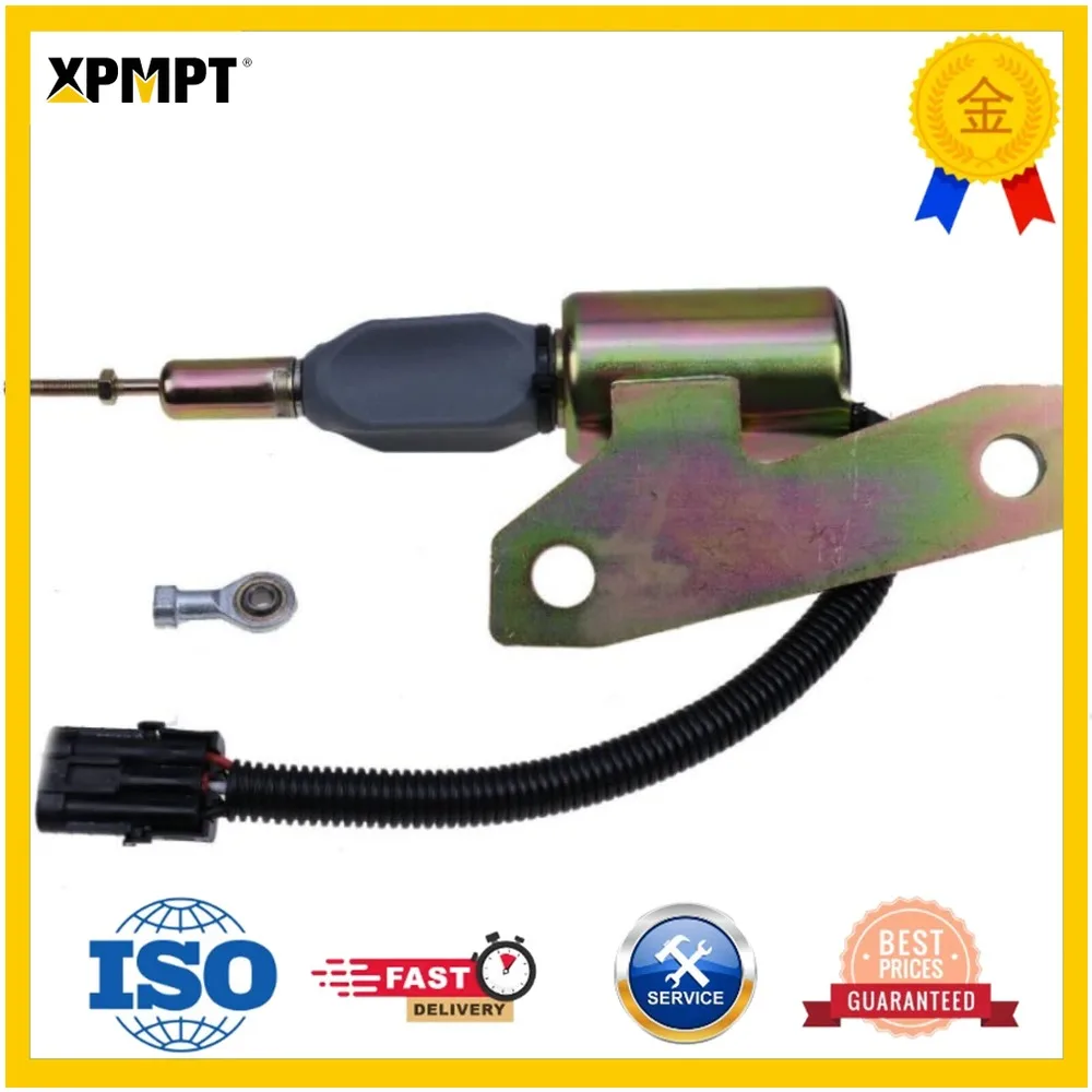 Fuel ShutOff Solenoid For Cummins 6BT 5.9L Engine 24V 3991625 5267132 Replacement Part