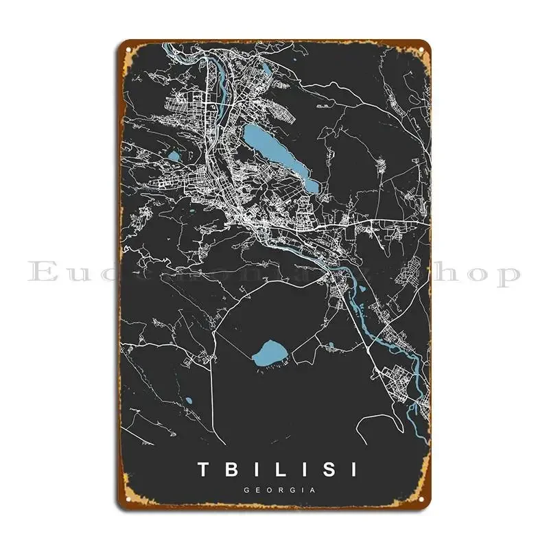 TBILISI GEORGIA Metal Sign Plates Garage Pub Customized Garage Tin Sign Poster