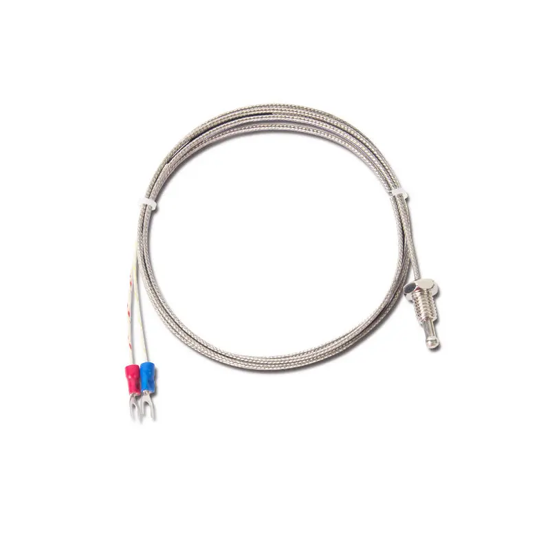 K Type E Type J Type PT100WRNT-01/02 M6 M8 M10 Screw Type Thermocouple Thermal Resistance Temperature Measuring Wire
