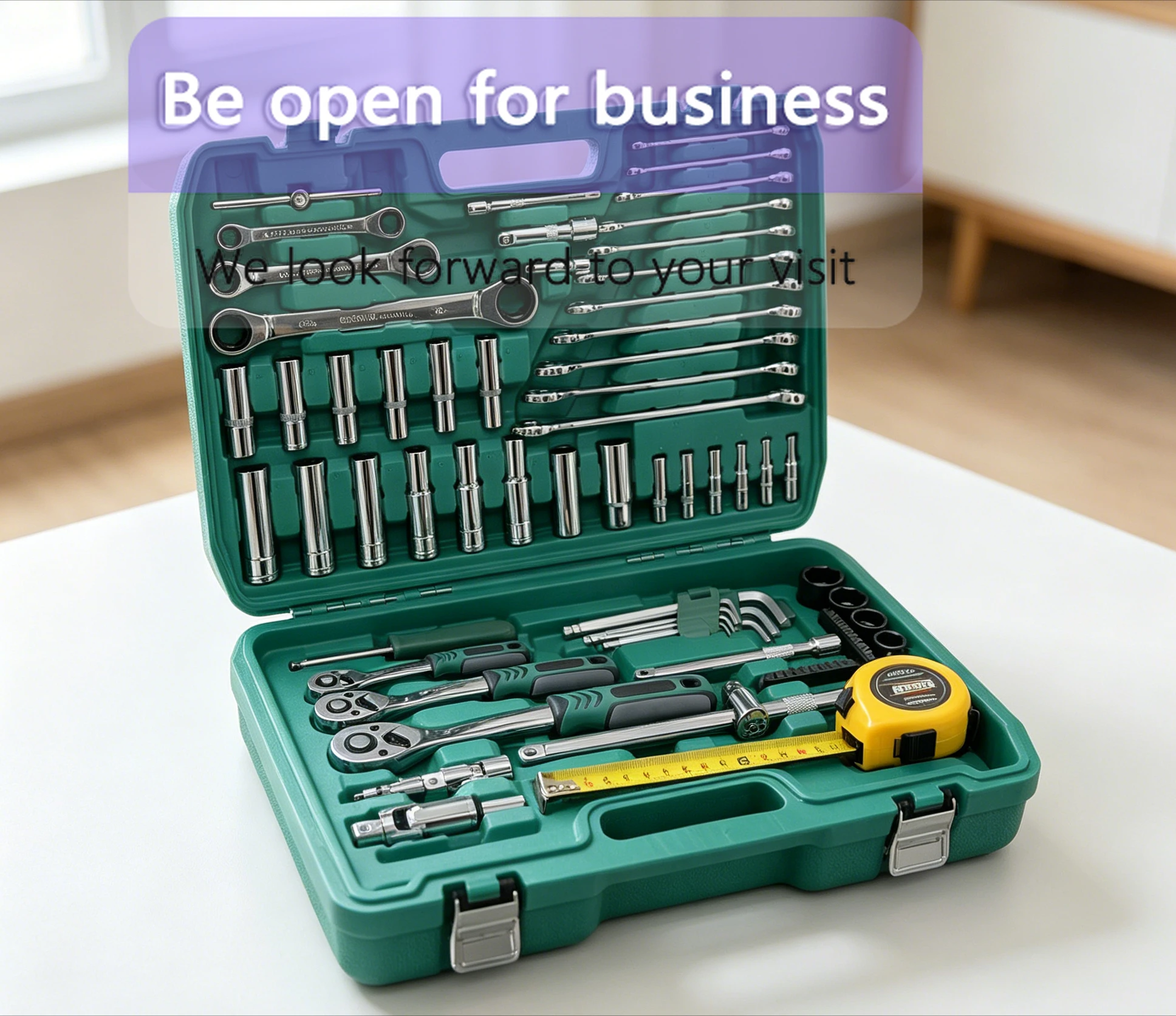 150Pcs Mechanic Tool Set 72T Ratchet Socket Wrench Kit For Car Repair
