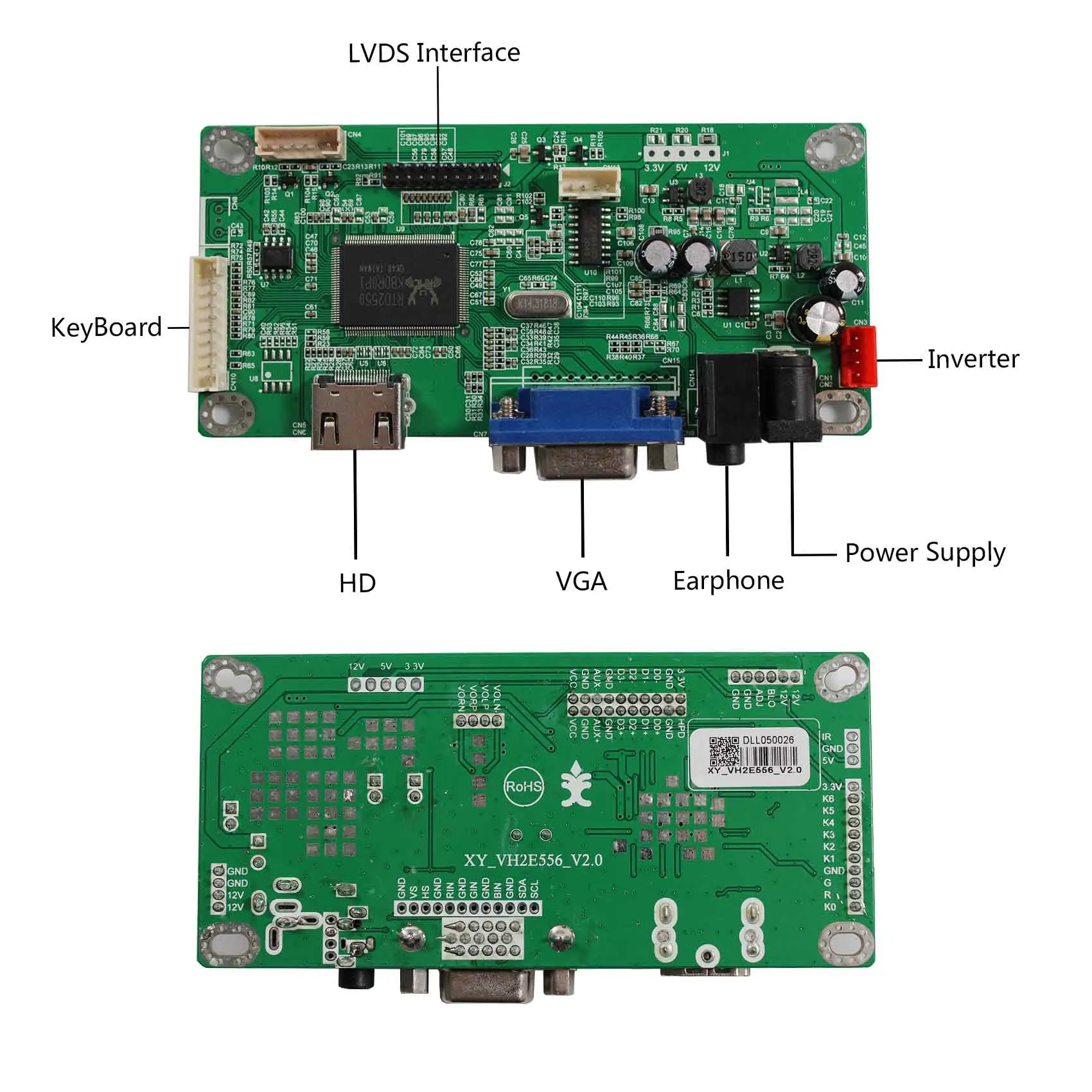 27inch 2560x1440 A1312 (Mid 2011) LM270WQ1-SDE3 LCD Screen HD-MI VGA LCD Board