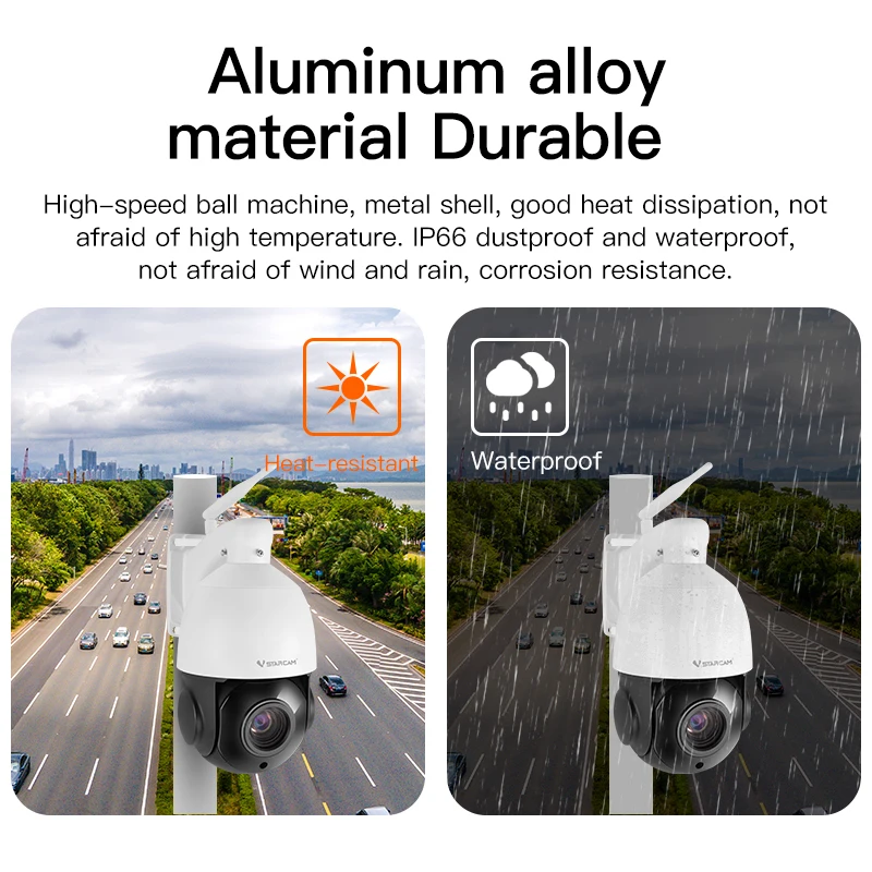 VStarcam 4MP 18X ZOOM ottico Telecamera Wifi Telecamera PTZ IP Dome CCTV Telecamera IP esterna Wireless