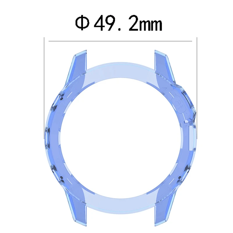 Penutup pelindung untuk Garmin Fenix6/Fenix6 Pro jam tangan pintar TPU lunak cangkang gelang bingkai Bumper