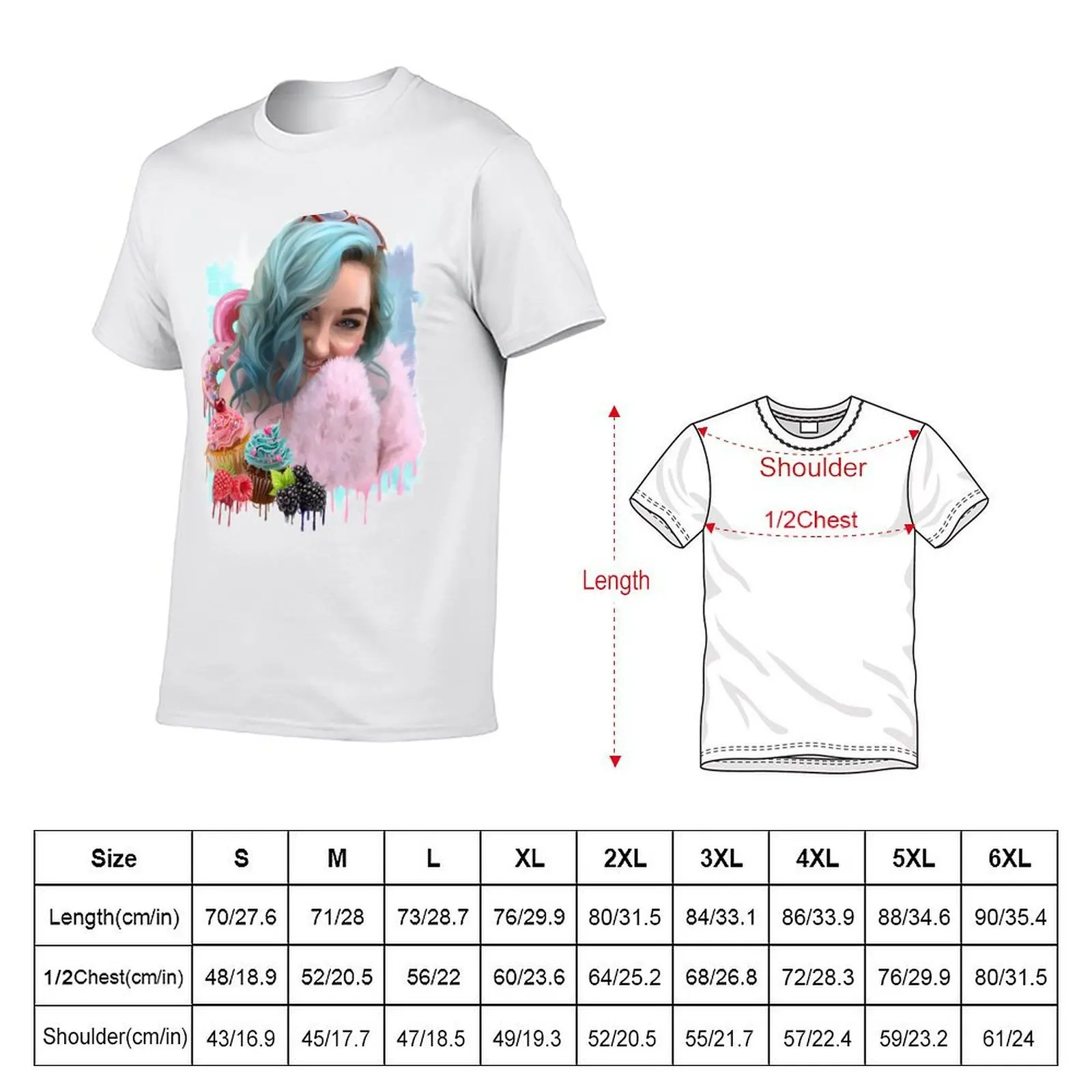 She’s such a sweet girl T-Shirt kawaii clothes fashion shirts Men's clothing