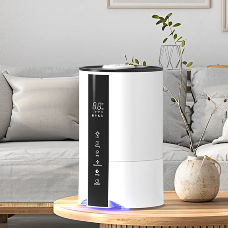 مياه علوية محمولة تضيف شاشة LED تعمل باللمس للتحكم في ضباب عالي 4.5 لتر مرطب هواء بالموجات فوق الصوتية للمنزل والفندق والمكتب #5