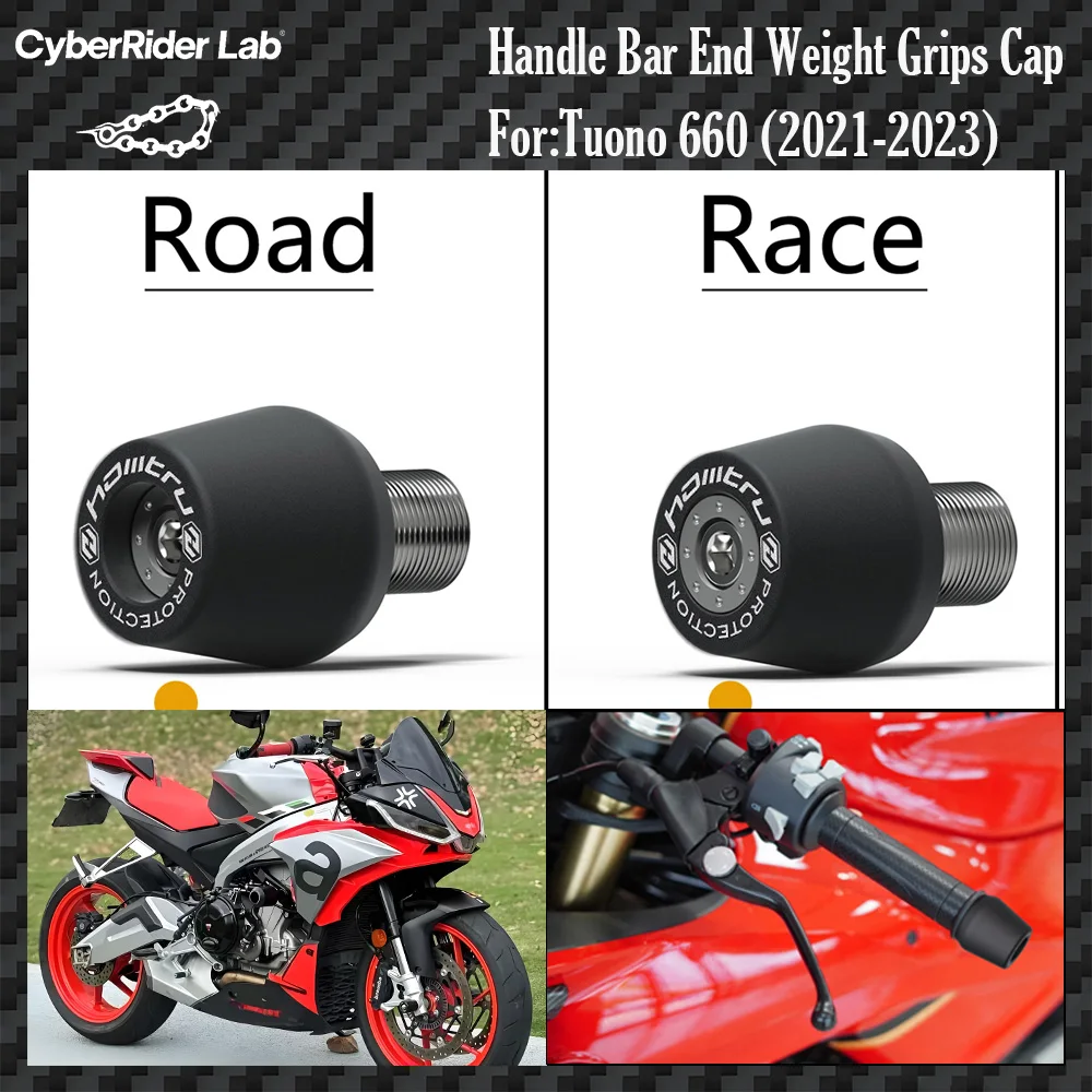 

​ ​ Для Aprilia Tuono 660 2021-2023 Торцевые заглушки с ЧПУ — итальянские ручки Streetfighter без инструментов, подарок для водителя обратно в школу ​