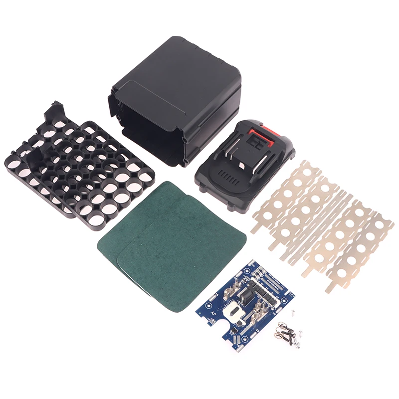 30 Cell 18650 Lithium Battery Shell PCB Charging Protection Circuit Board Boxes For Mak Li-ion Battery Housings