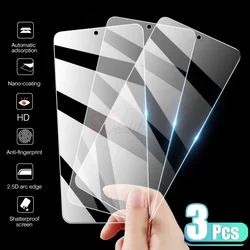 3Pcs Full Cover Tempered Glass for Infinix Hot 40 30 40i 30i Smart 7 8 HD Screen Protector for Infinix Note 30 VIP GT 10 Pro