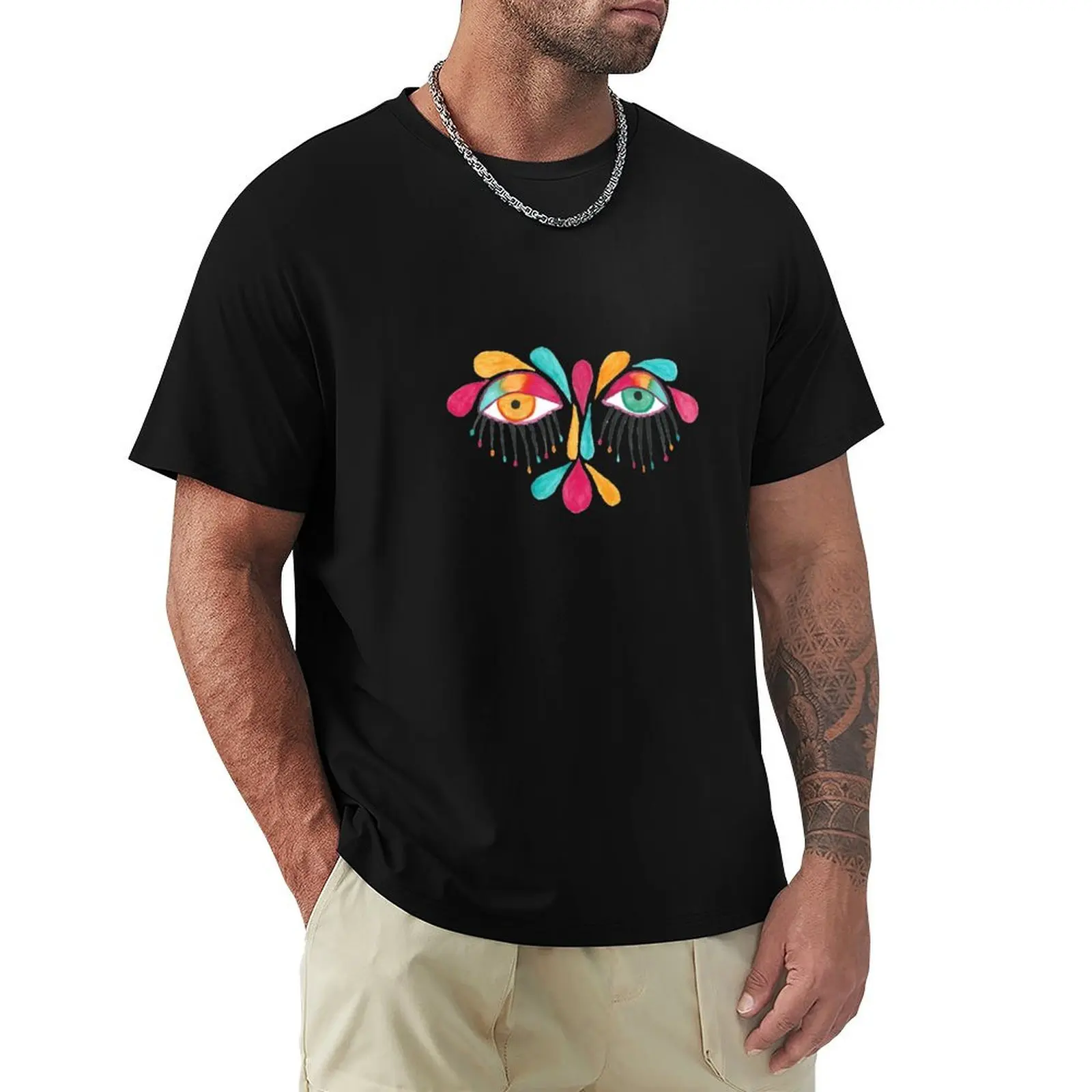 

trippy eyezzz T-Shirt kawaii clothes man clothes mens graphic t-shirts big and tall