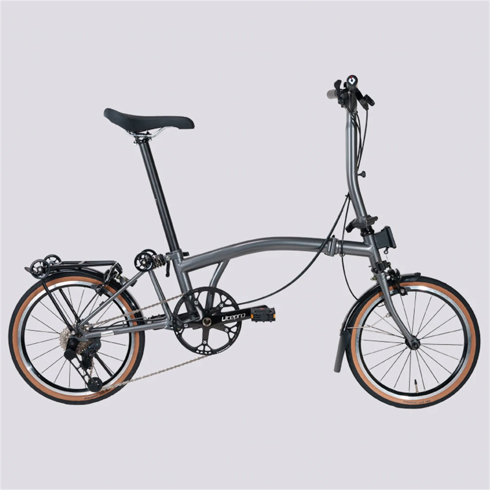 Litepro 16inch 7 Speed Tri-fold Folding Bike Chrome-molybdenum Steel Frame