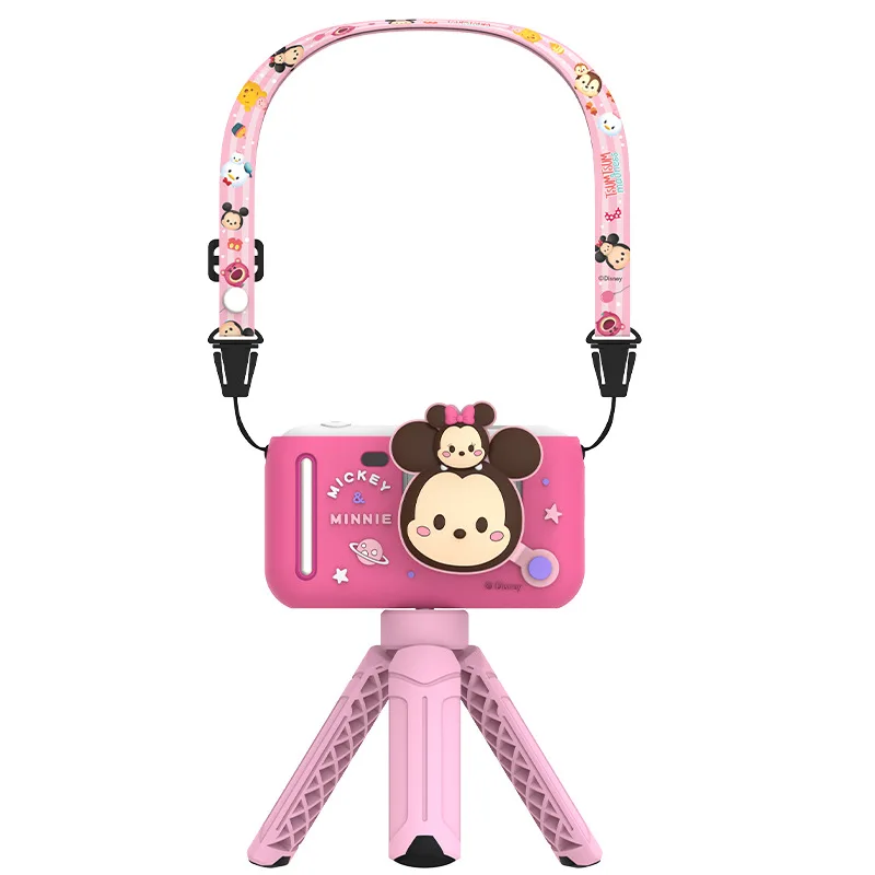 

Disney Mickey Minnie Donald Duck Pooh Digital Photo Camera Toy With Straps And Brackets 400w Pixel Video 1080p 2.4-Inch Screen