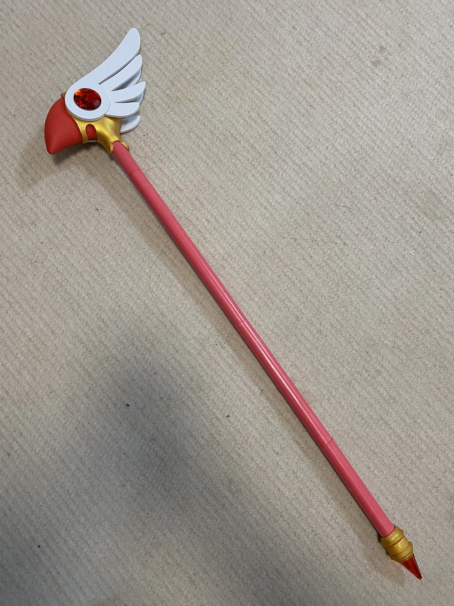 Brdwn Cardcaptor Sakura Sakura Kinomoto Birds head  Stars Cosplay Magic Wand Staff