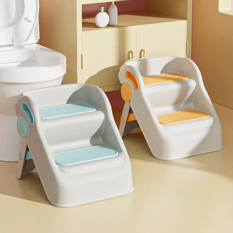 Scaletta per WC pieghevole per vasino per bambini Sgabello antiscivolo multifunzionale per lavare la scala di sicurezza portatile per bambini
