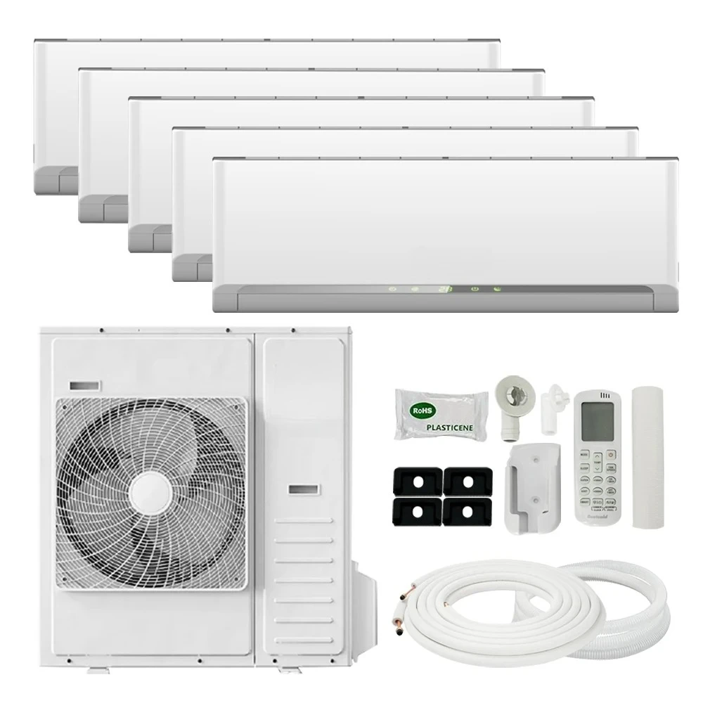 

12000btu Seer22 США Инвертор 208-230 В 50 Гц/60 Гц Мини-настенные кондиционеры переменного тока Тепловой насос Многозонный разделенный кондиционер