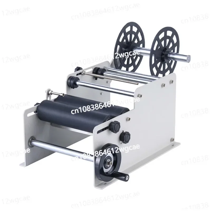 Hand Labeling Machine Round Bottle   Small Simple   Manual Transparent Label Labeling Machine