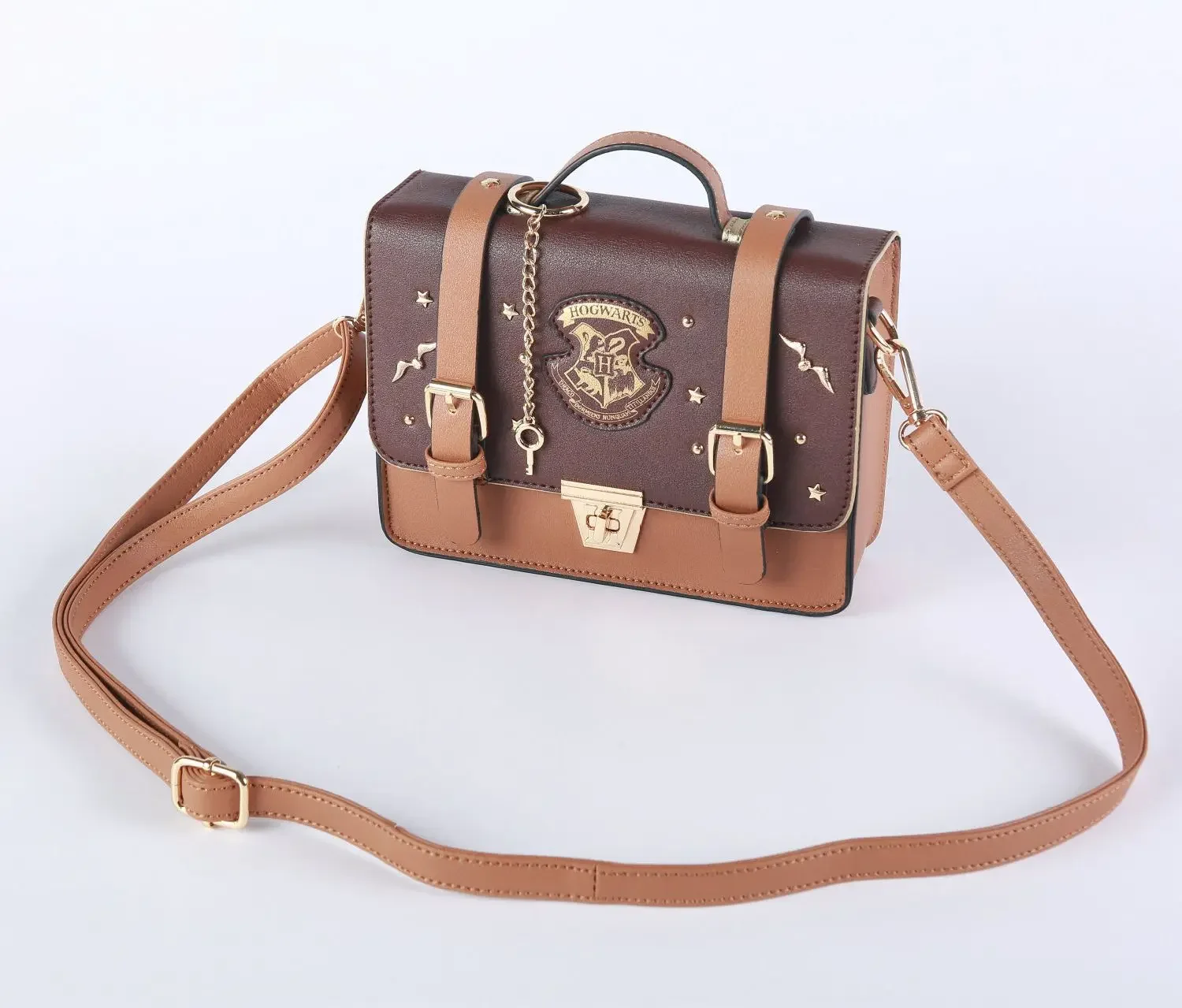 Harryy Potter Hogwarrts Witchcraft Wizardry School JK Large-capacity Synthetic Leather Lady Shoulder Bag Handbag Costumes Bags