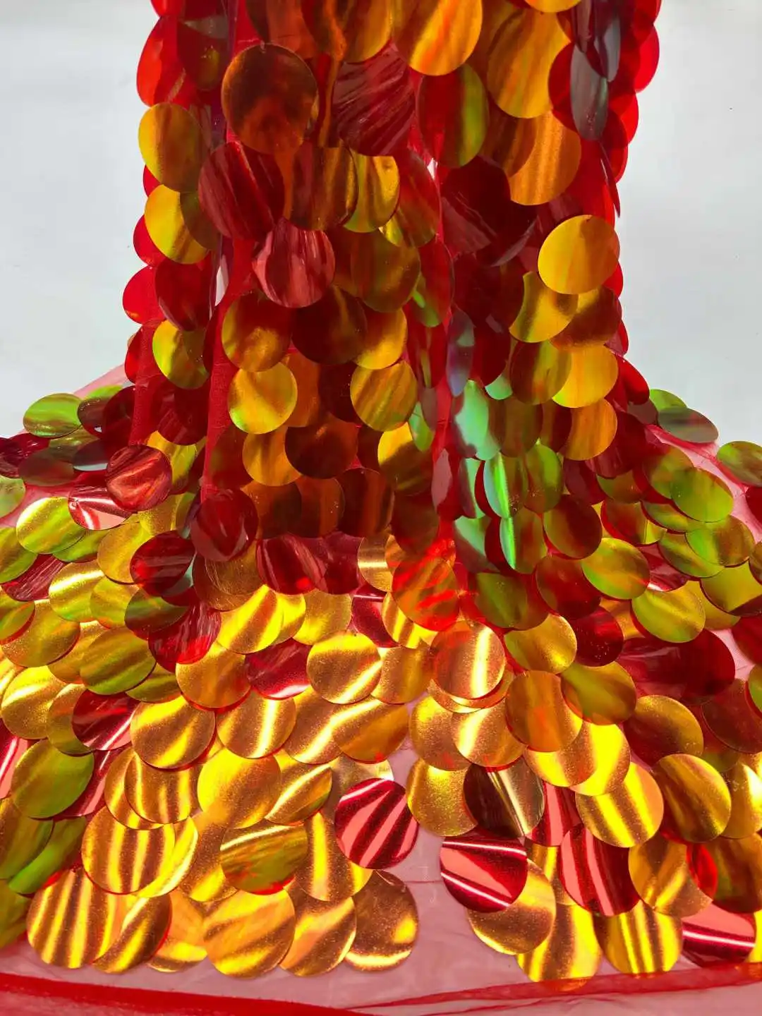 

High End Nigerian Latest 2025 African France Hot Sale Tulle Lace Fabric 3D With Sequins for Bride Wedding Party Sew Dresses