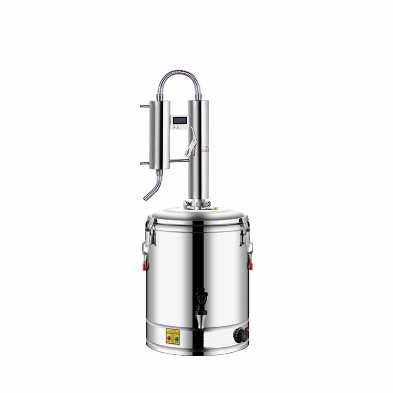 220V 30L／50L Small Wine Distiller Essential Oil Extractor Vodka Brewing Equipment Brewing Machine Pure Dew Distillation Machine