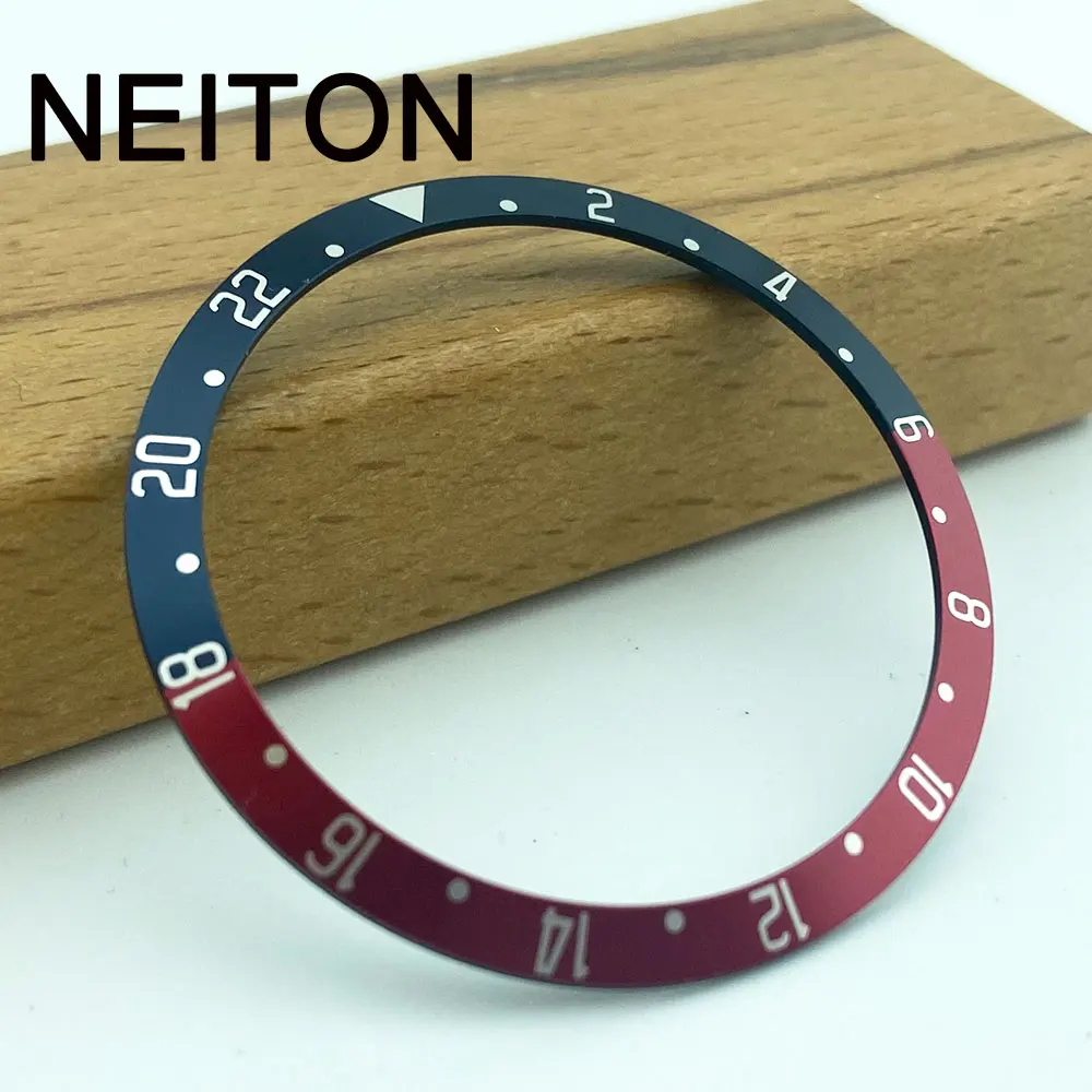 NEITON 37mm Ceramic Bezel Insert For 39mm Mens Watch Watches Replace Accessories Watch Face Watch Bezel Inserts Different