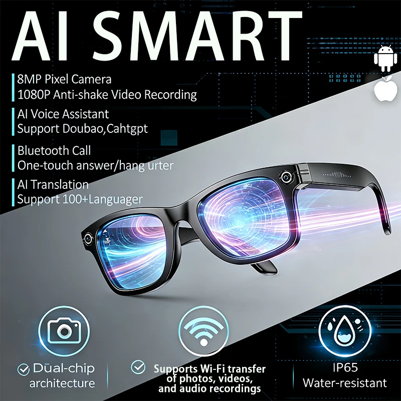 Ai Smart Glasses Wi…