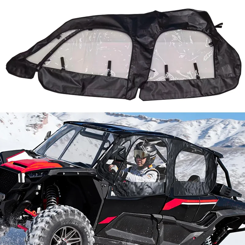 

Soft Upper Doors For Polaris RZR XP Upper Windows Cab Enclosures Windshield For Polaris 2014-2023 RZR XP 4 1000/19-21 XP4 TURBO