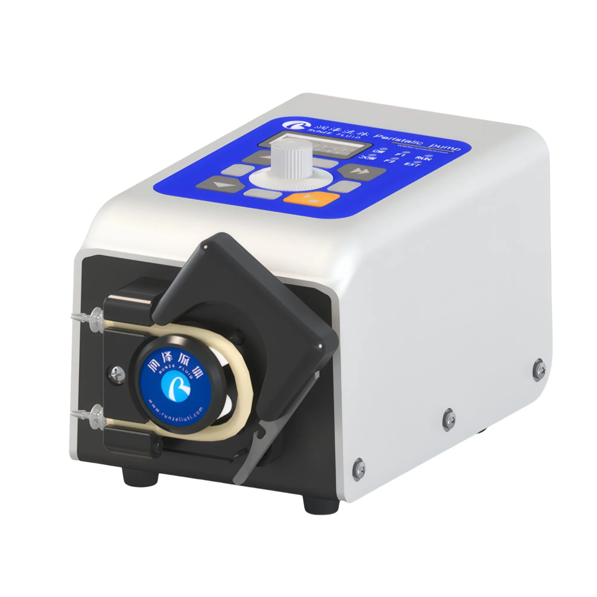 LM40B Compact Peristaltic Pump - Lab & Industrial Fluid Transfer Solution with Sealed Housing, Stepper Motor, Easy Operation