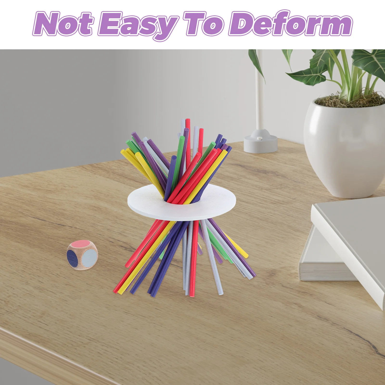 1 set 1 set Balance Stick Game Houten Kleur Sorteren Sticks Kids Balancing Building Tower Uitdaging Fijne Motoriek Handoog