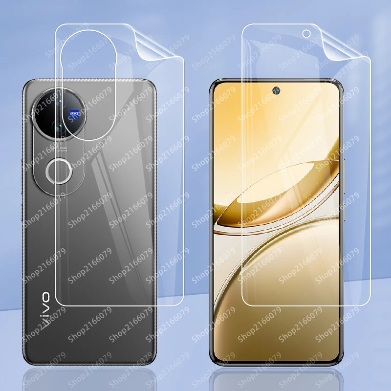 

For vivo V50 5G Clear / Matte Anti-Fingerprints Hydrogel Full Cover Soft Screen Protector Film