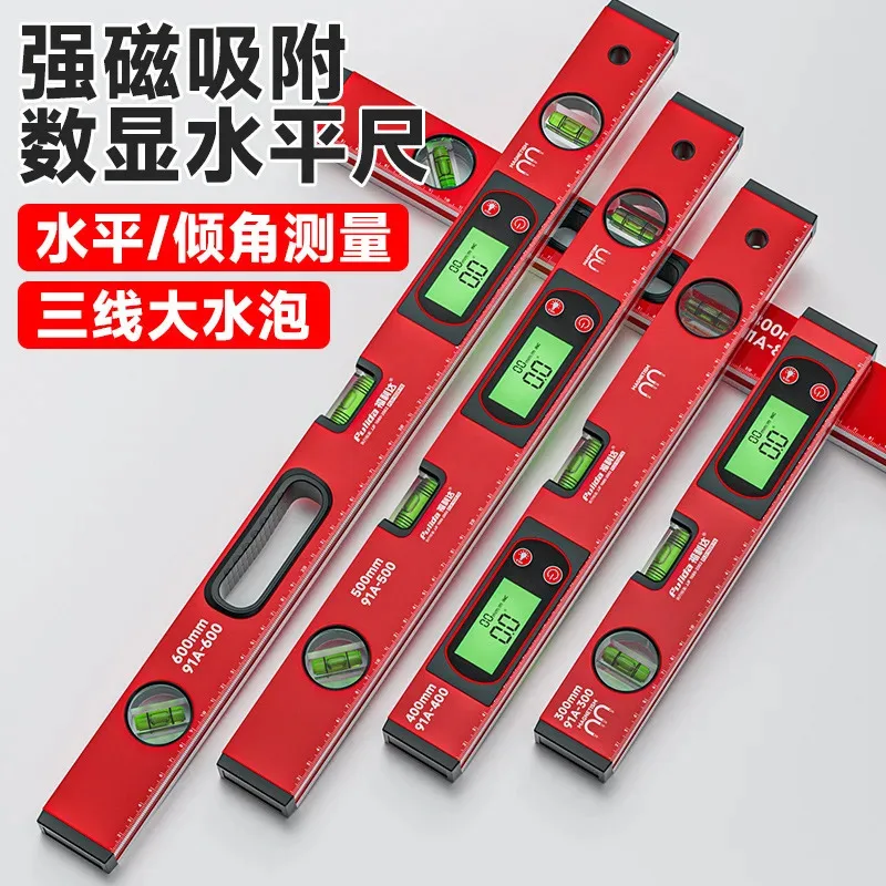 

Digital High Precision Electronic Level Strong Magnetic Angle Measuring Instrument Slope Gauge Tilt Angl