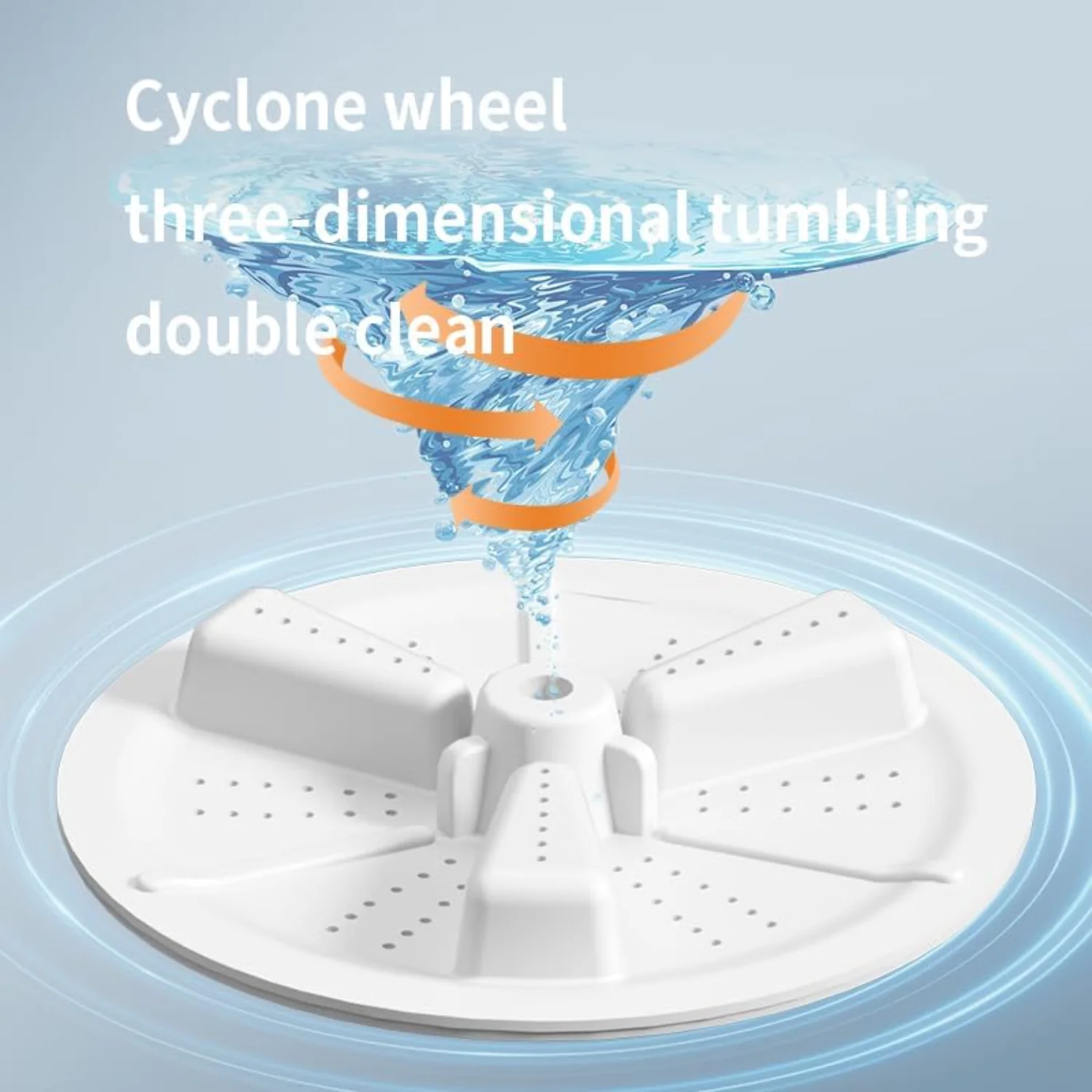 غسالة محمولة، 10 لتر، غسالة قابلة للطي، أوضاع التنظيف العميق للملابس الداخلية وملابس الأطفال والملابس الصغيرة. مناسبة ل أ