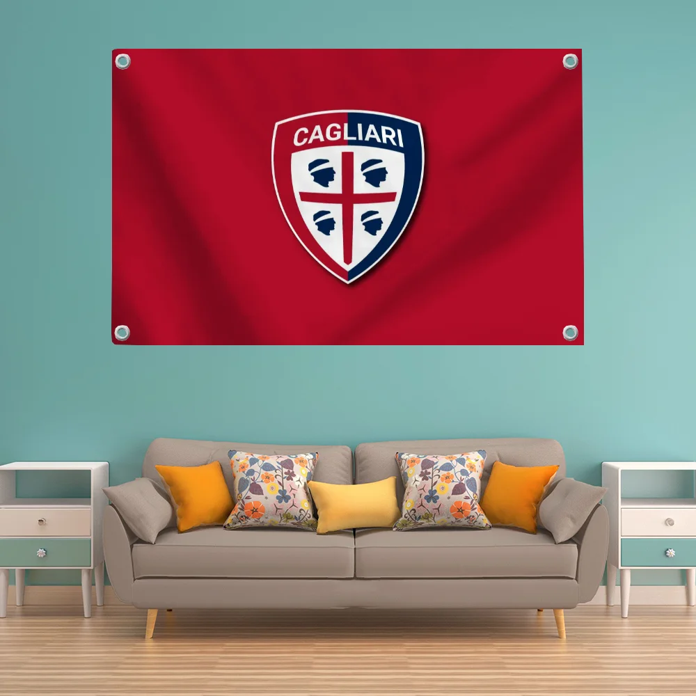 Club Flag Pride Flag Flag to Hang Flags for Rooms Banner C-cagliari Fc Wall Decoration Room Decor Y2k Outdoor Decorations Funny