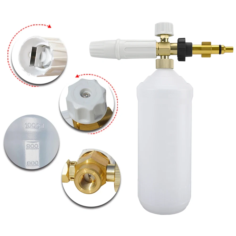 Foam Generator Foam Nozzle snow foam lance foam cannon Car Foam Wash Sprayer for Lavor Vax Denzel Aldi Workzone Pressure Washer