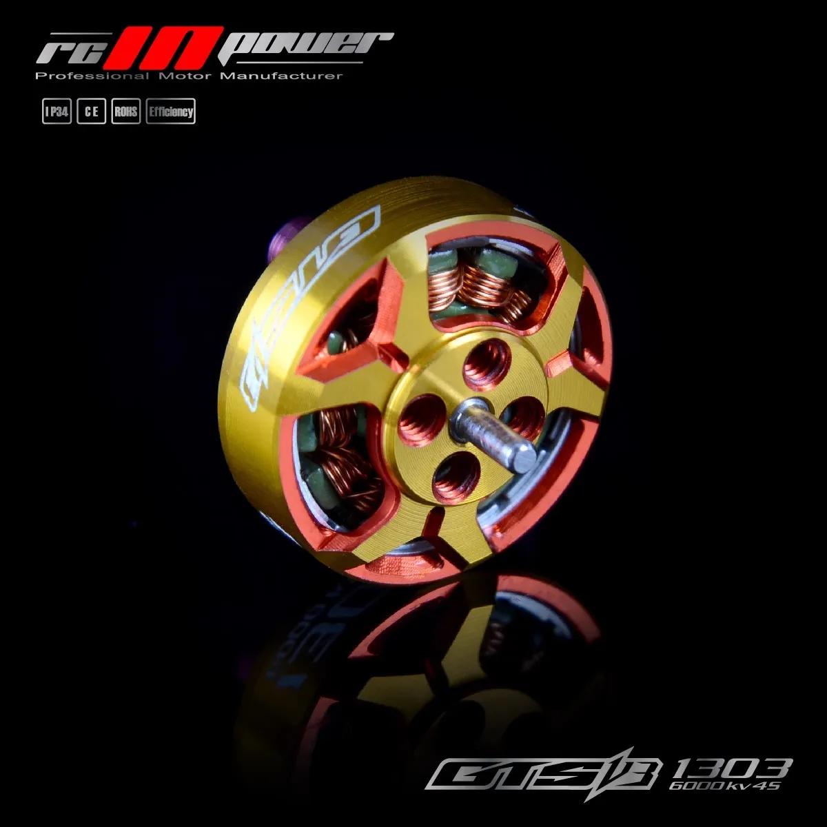 Rcinpower Gts V3 1303 Plus Brushless Motor 11500kv 2s 8000kv 3s 6000kv 4s Lipo For Fpv Freestyle 2-3inch Cinewhoop Drones Parts