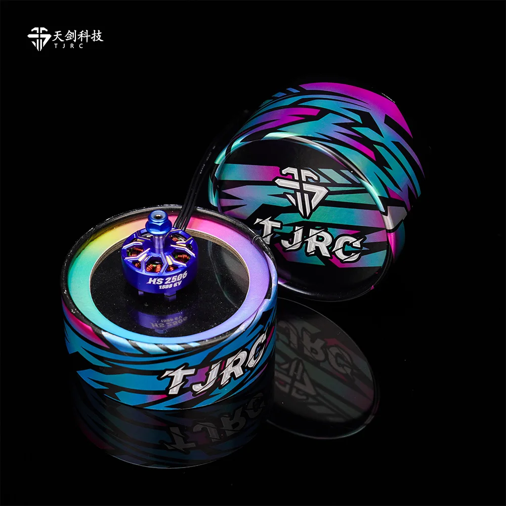 Tjrc hs série 2506 1588kv 6s motor sem escova para fpv quadcopter corrida freestyle drone rc ferramentas de controle remoto brinquedos peças